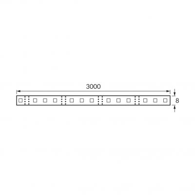 LATE LED 3m 180 CW IP65 (03025)