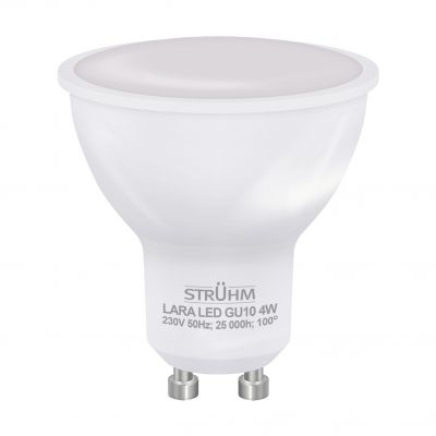 Lampa z diodami SMD LED LARA LED GU10 4W 4500K IDEUS (03667)