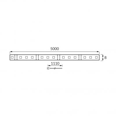 Taśma LED LATE LED 5m 300 NW IP65 BLISTER IDEUS (03584)