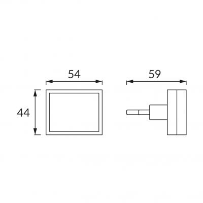 Lampka wtykowa LED OLO LED 0,4W 03792 IDEUS (03792)