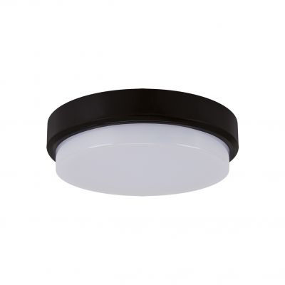 Ideus plafon zewnętrzny LED Aron C 12W 1200lm 4000K czarny O17,5cm IP65 03800 IDEUS (03800)