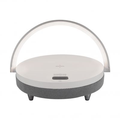 Lampka biurkowa SATURN LED WHITE SPEAKER IDEUS (03864)