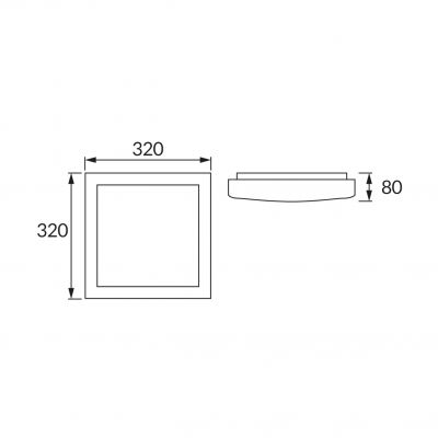 Plafoniera SMD LED ALEX LED D 18W 4000K IDEUS (03244)