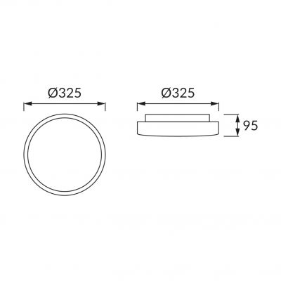 Plafoniera z czujnikiem ruchu SOLA LED MVS 16W 4000K IDEUS (03532)