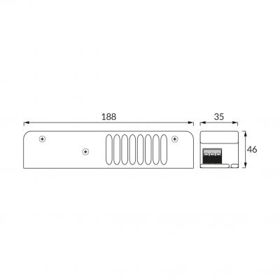 Zasilacz elektroniczny do LED VIGO LED DRIVER 100W (03913)