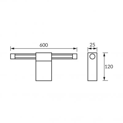 Oprawa dekoracyjna PASO LED 14W WHITE NW IDEUS (04139)