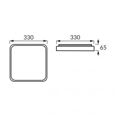 Plafoniera SMD LED MONO LED D 24W NW IDEUS (04161)