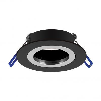 Sufitowa oprawa punktowa PLUTO C BLACK/CHROME IDEUS (04351)