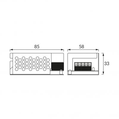 Zasilacz elektroniczny do LED VIGO LED DRIVER 36W (03911)