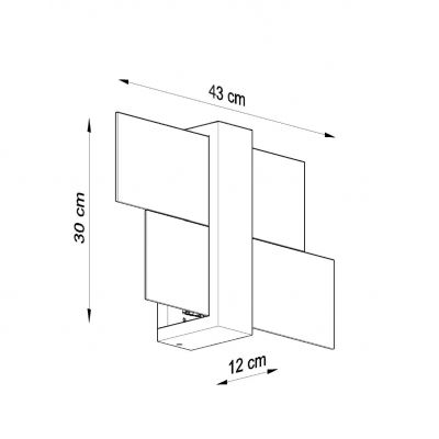 Sollux Kinkiet Feniks 1 naturalne drewno SL.0077 (SL.0077)