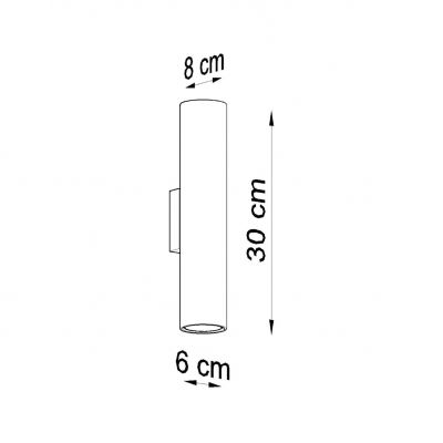 Sollux kinkiet Lagos 2 biały SL.0326 (SL.0326)