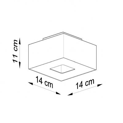 Sollux Plafon MONO 1 czarny SL.0070 (SL.0070)