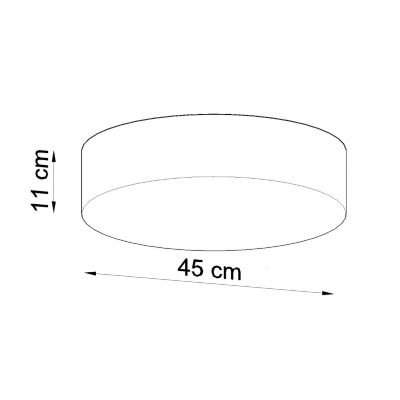 Sollux Plafon ARENA 45 szara SL.0125 (SL.0125)