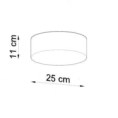 Sollux Plafon ARENA 25 czarny SL.0127 (SL.0127)