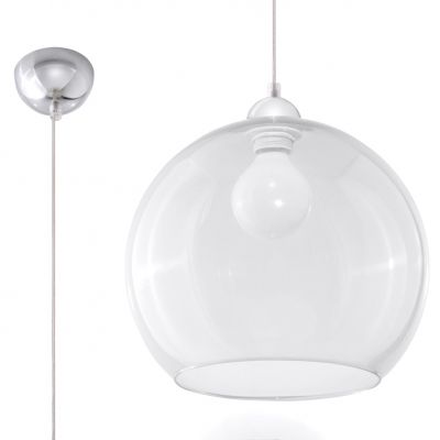 Sollux Lampa wisząca BALL transparentny SL.0248 (SL.0248)