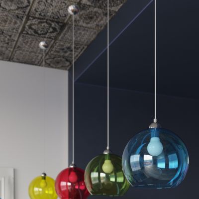 Sollux Lampa wisząca BALL transparentny SL.0248 (SL.0248)