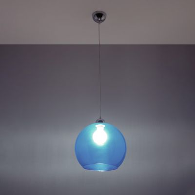 Sollux Lampa wisząca BALL błękitna SL.0251 (SL.0251)