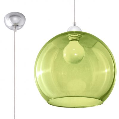 Sollux Lampa wisząca BALL zielona SL.0254 (SL.0254)