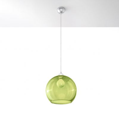 Sollux Lampa wisząca BALL zielona SL.0254 (SL.0254)