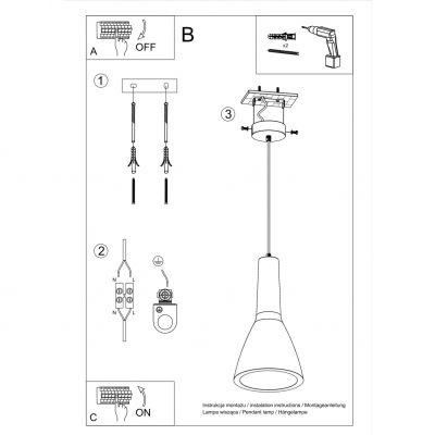 Sollux Lampa wisząca EMPOLI SL.0280 (SL.0280)