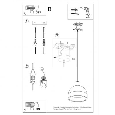 Sollux Lampa wisząca DAMASO SL.0281 (SL.0281)