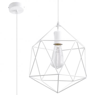 Sollux Lampa wisząca GASPARE biała SL.0290 (SL.0290)