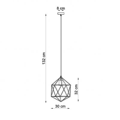 Sollux Lampa wisząca GASPARE biała SL.0290 (SL.0290)