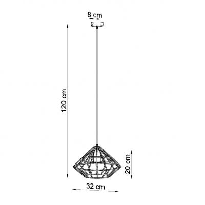 Sollux Lampa wisząca UMBERTO biała SL.0293 (SL.0293)