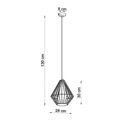 Sollux Lampa wisząca DEMI biała SL.0297 (SL.0297)