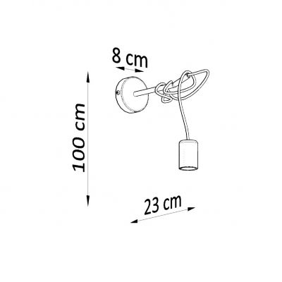 Sollux Kinkiet EDISON czarny SL.0373 (SL.0373)