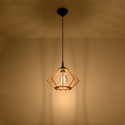 Sollux Lampa wisząca POMPELMO naturalne drewno SL.0393 (SL.0393)