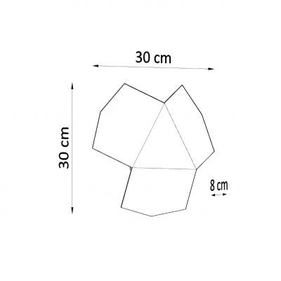 Sollux Kinkiet TRE biały SL.0424 (SL.0424)