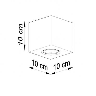 Sollux Plafon QUAD beton SL.0489 (SL.0489)