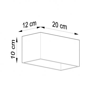 Sollux Kinkiet QUAD MAXI biały SL.0525 (SL.0525)