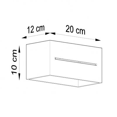 Sollux Kinkiet LOBO MAXI biały SL.0528 (SL.0528)