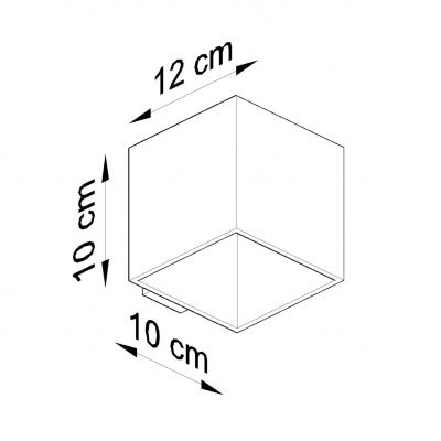 Sollux Kinkiet QUAD 1 antracyt SL.0565 (SL.0565)