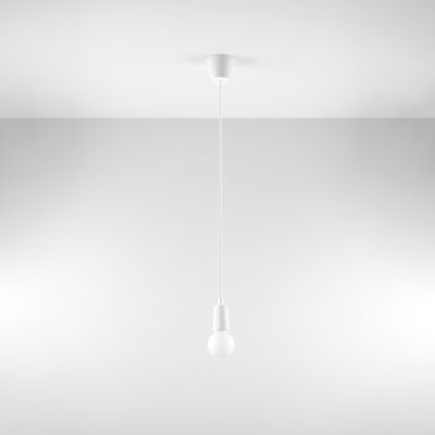 Sollux Lampa wisząca DIEGO 1 biała SL.0569 (SL.0569)