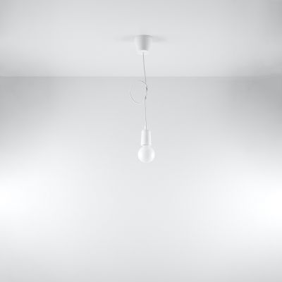 Sollux Lampa wisząca DIEGO 1 biała SL.0569 (SL.0569)