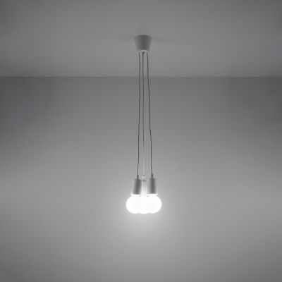 Sollux Lampa wisząca DIEGO 3 biała SL.0570 (SL.0570)