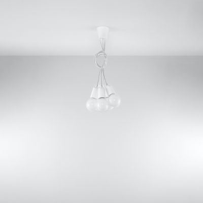 Sollux Lampa wisząca DIEGO 5 biała SL.0571 (SL.0571)