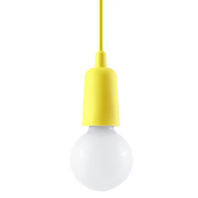 Sollux Lampa wisząca DIEGO 1 żółta SL.0578 (SL.0578)