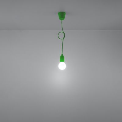 Sollux Lampa wisząca DIEGO 1 zielony SL.0581 (SL.0581)