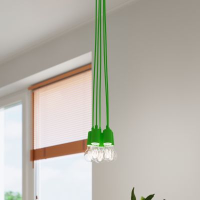 Sollux Lampa wisząca DIEGO 1 zielony SL.0581 (SL.0581)