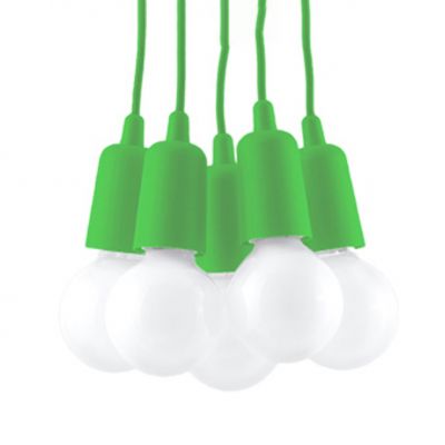 Sollux Lampa wisząca DIEGO 5 zielony SL.0583 (SL.0583)