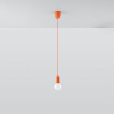 Sollux Lampa wisząca DIEGO 1 pomarańczowy SL.0584 (SL.0584)