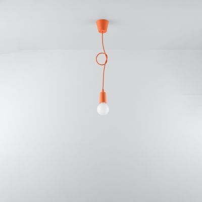 Sollux Lampa wisząca DIEGO 1 pomarańczowy SL.0584 (SL.0584)