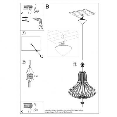 Sollux Lampa wisząca ELZA SL.0641 (SL.0641)