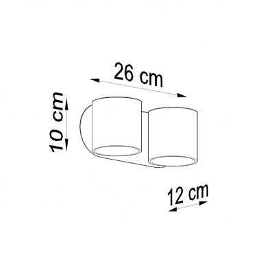 Sollux Kinkiet ORBIS 2 biały SL.0659 (SL.0659)