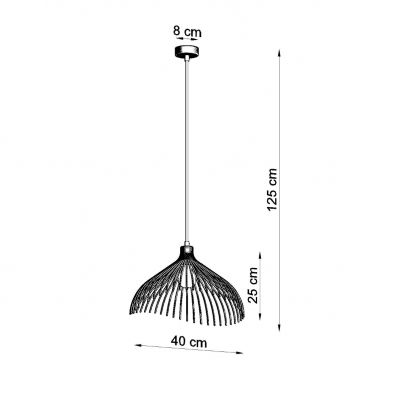 Sollux Lampa wisząca UMB biały SL.0664 (SL.0664)