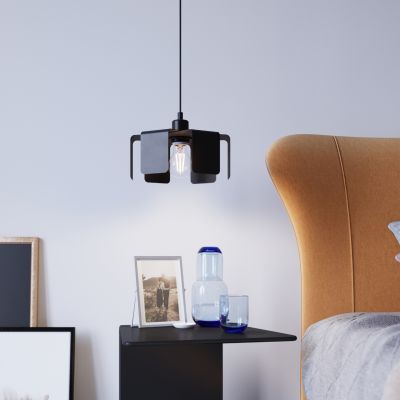 Sollux Lampa wisząca TULIP czarny SL.0667 (SL.0667)